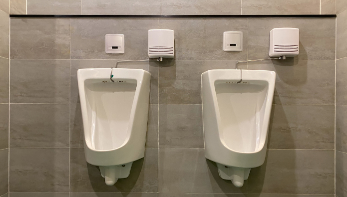 rengøring af toiletter og badeværelser på arbejdspladser - Toiletter og pissoirer